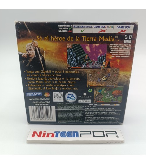 El Señor de los Anillos El Retorno del Rey Game Boy Advance