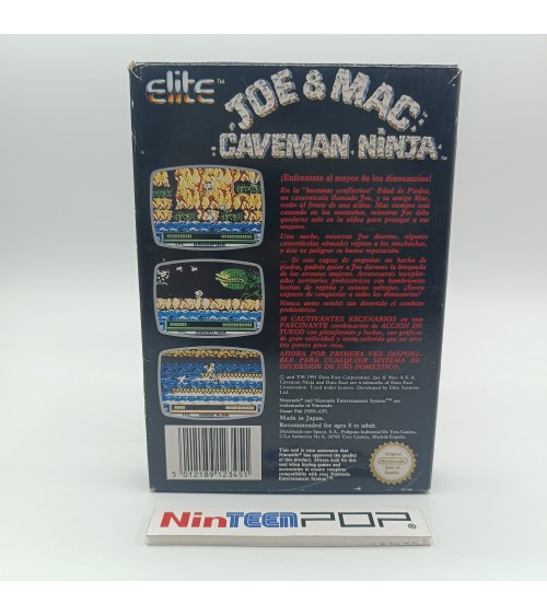Joe & Mac Caveman Ninja NES