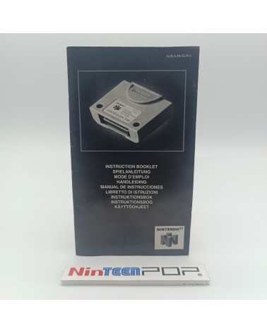 Manual Controller Pak Nintendo 64