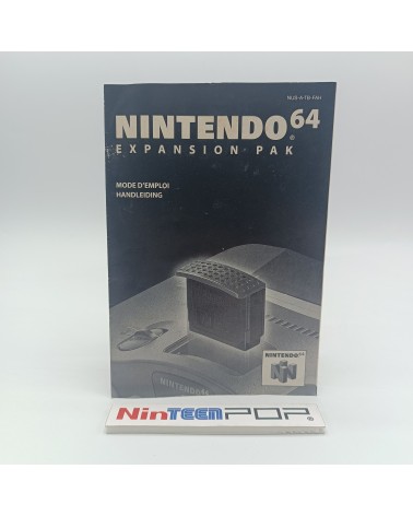 Manual Expansion Pak Nintendo 64