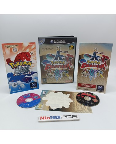Pokémon Colosseum + Box Rubí y Zafiro GameCube
