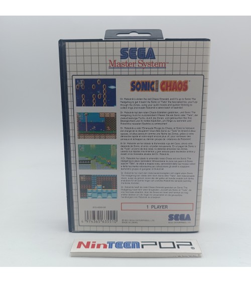 Sonic The Hedgehog Chaos Master System
