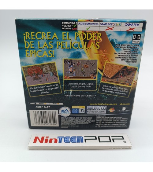 El Señor de los Anillos Las Dos Torres Game Boy Advance