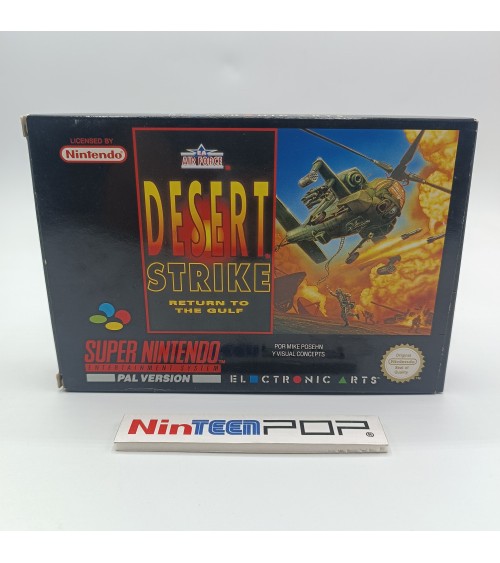 Desert Strike Return to the Gulf Super Nintendo