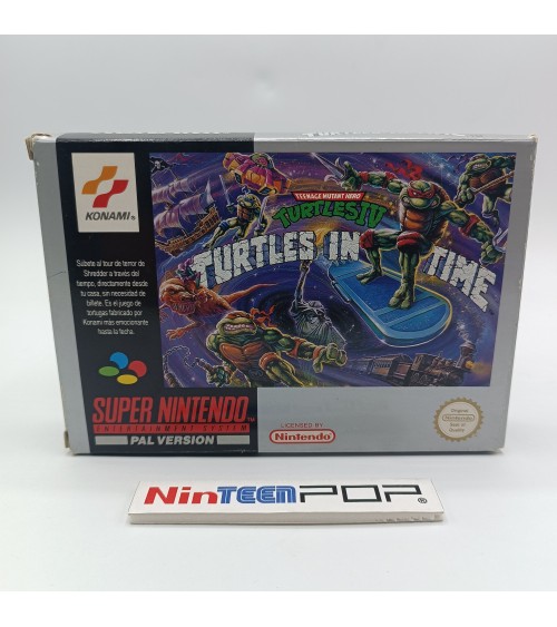 TMHT IV Turtles in Time Super Nintendo