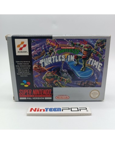 TMHT IV Turtles in Time Super Nintendo