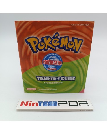 Manual Pokémon Edición Rojo Fuego/Verde Hoja Game Boy Advance