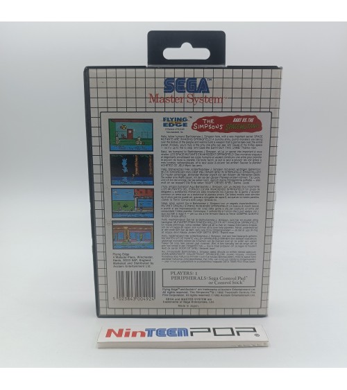 The Simpsons Bart vs. the Space Mutants Master System