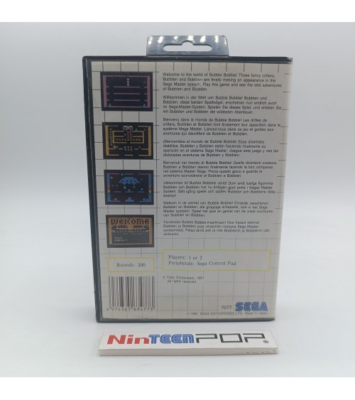 Bubble Bobble Master System
