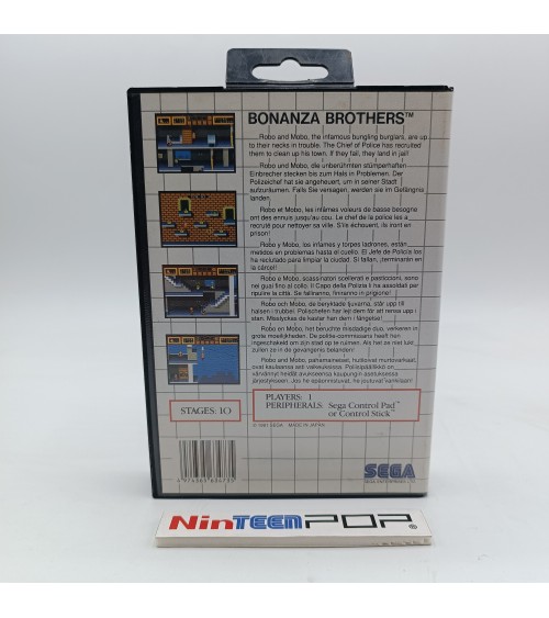 Bonanza Bros Master System