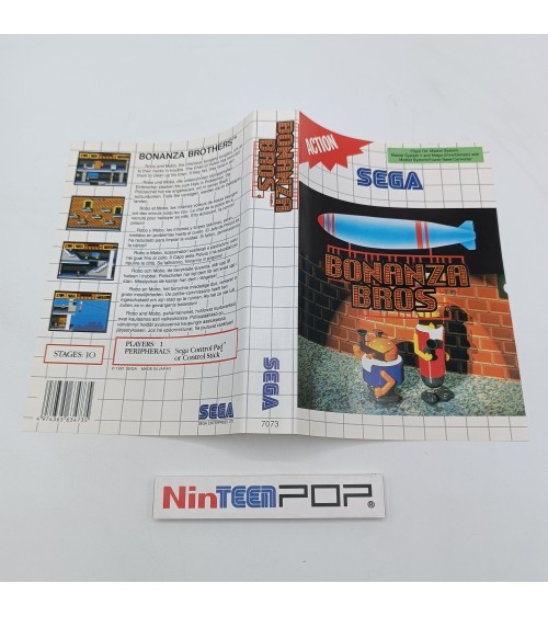 Bonanza Bros Master System
