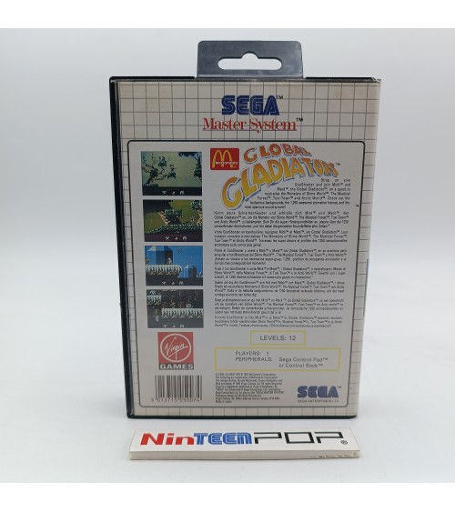 Global Gladiators Master System