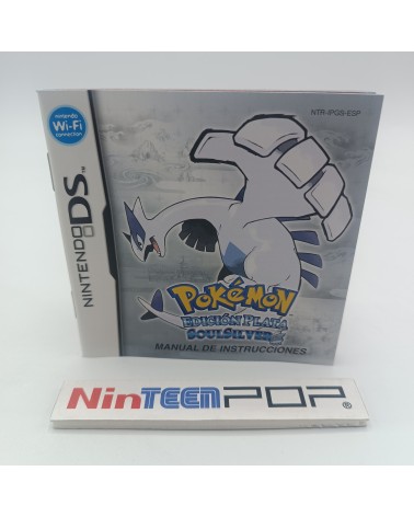 Manual Pokémon Edición Plata SoulSilver Nintendo DS