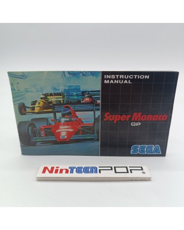 Manual Super Monaco GP Mega Drive