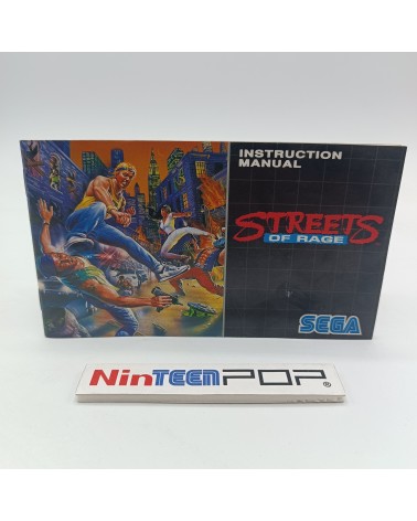 Manual Streets of Rage Mega Drive