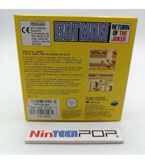 Batman Return of the Joker Game Boy