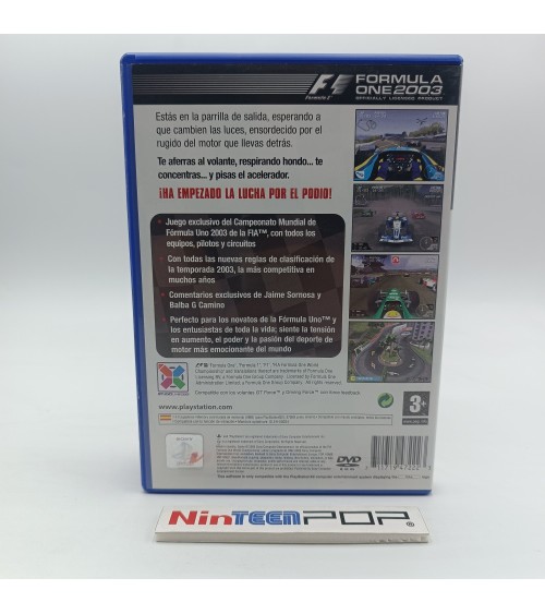 Formula One 2003 PlayStation 2