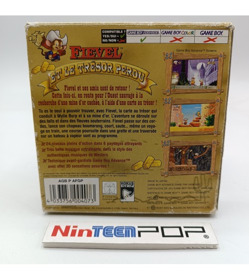 Fievel et le Trésor perdu  Game Boy Advance
