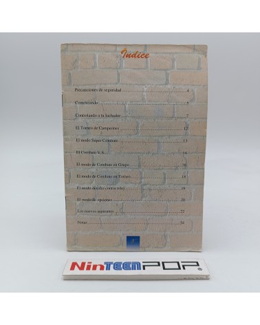 Manual Super Street Fighter II Super Nintendo