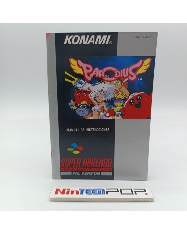 Manual Parodius Super Nintendo