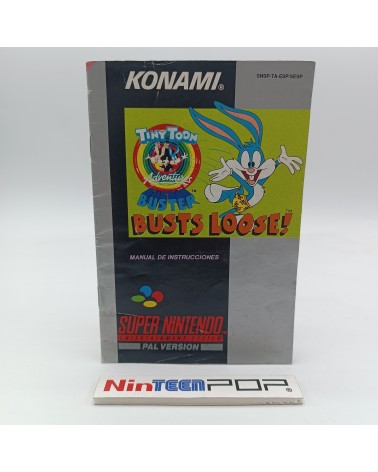 Manual Tiny Toon Adventures Buster Busts Loose! Super Nintendo