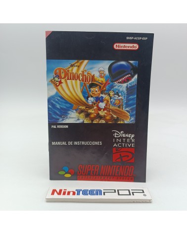 Manual Pinocho Super Nintendo