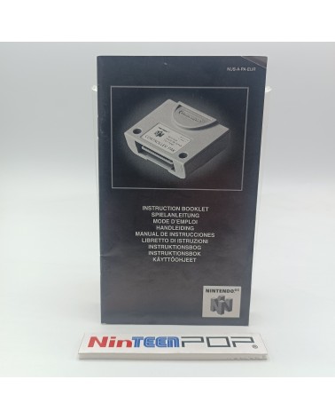 Manual Controller Pak Nintendo 64