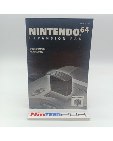 Manual Expansion Pak Nintendo 64