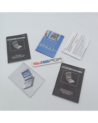 Manuales/flyers Game Boy Advance SP