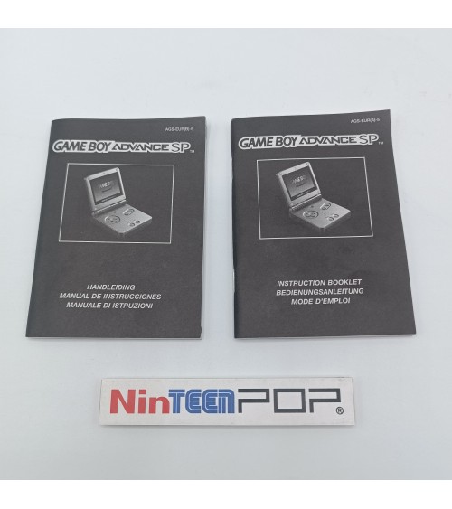 Manuales/flyers Game Boy Advance SP