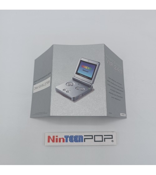 Manuales/flyers Game Boy Advance SP