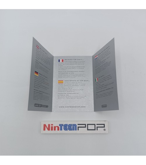 Manuales/flyers Game Boy Advance SP