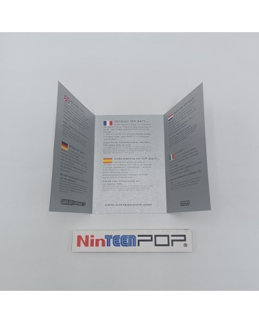 Manuales/flyers Game Boy Advance SP