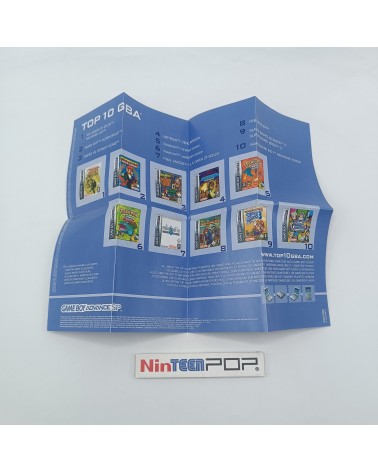Manuales/flyers Game Boy Advance SP