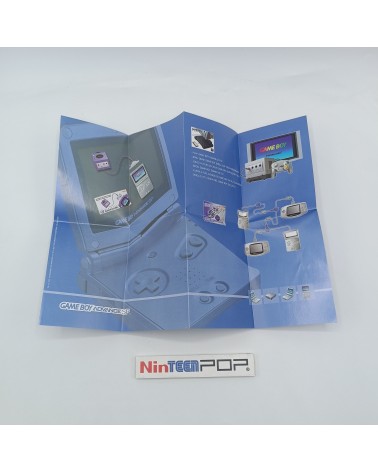 Manuales/flyers Game Boy Advance SP