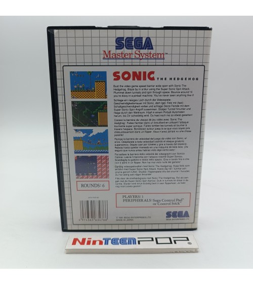 Sonic The Hedgehog Master System