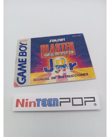 Manual Blaster Master Jr. Game Boy