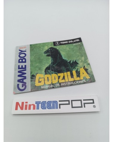 Manual Godzilla Game Boy