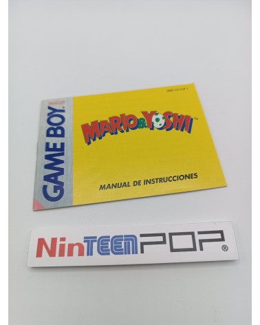Manual Mario & Yoshi Game Boy