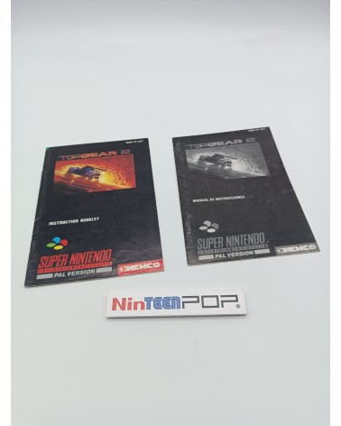 Manual Top Gear 2 Super Nintendo