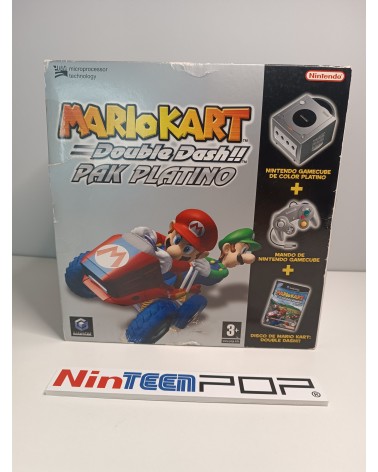 *NUEVA* GameCube Mario Kart Double Dash!! Pak Platino