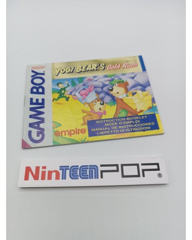 Manual Yogi Bear's Gold Rush Game Boy