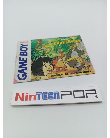 Manual El Libro de la Selva Game Boy