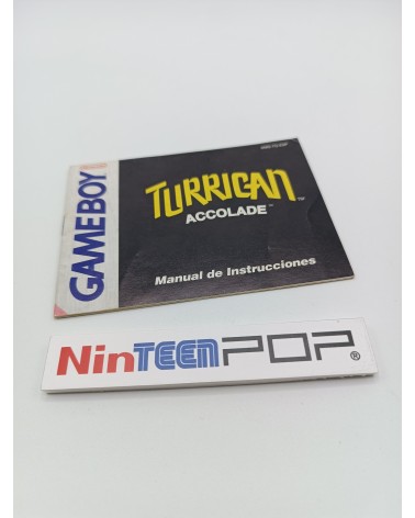 Manual Turrican Game Boy