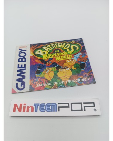 Manual Battletoads in Ragnarok's World Game Boy