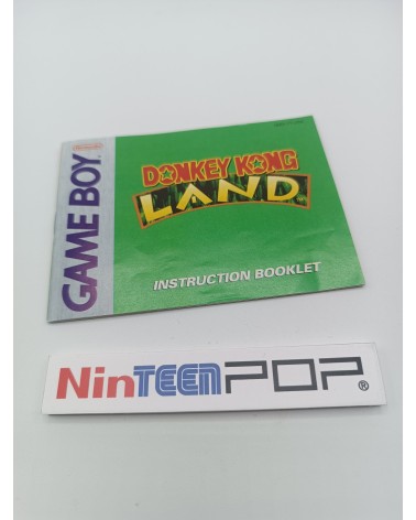 Manual Donkey Kong Land Game Boy