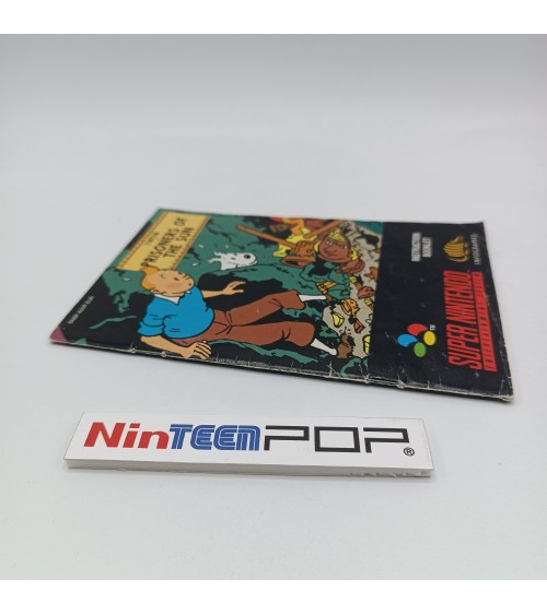 Manual Tintin Prisoners of the Sun Super Nintendo
