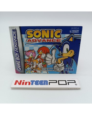 Manual Sonic Advance Game Boy Advance
