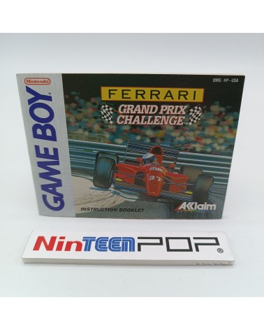 Manual Ferrari Grand Prix Challenge Game Boy